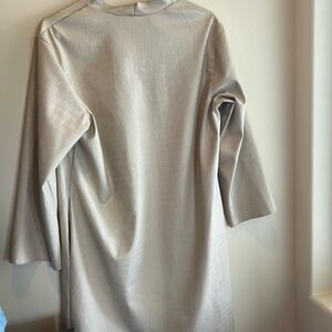 Crocodile Embossed Leather Fabric Shacket